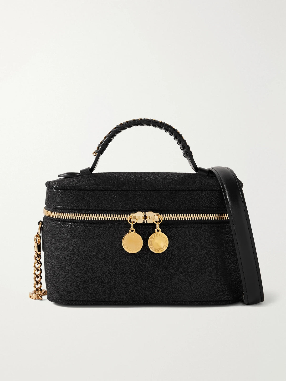 Falabella Chain-embellished Brushed Shoulder Bag