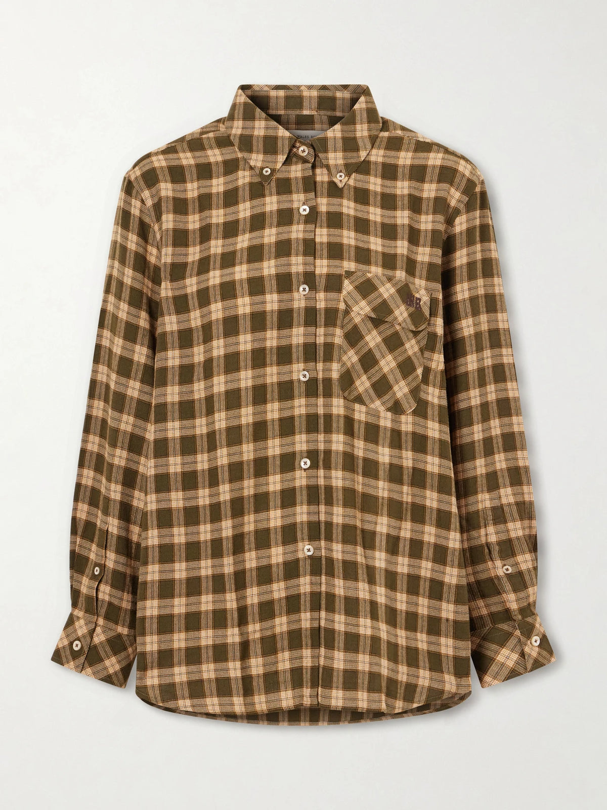 Wales Bonner Ritual Checked Flannel Shirt