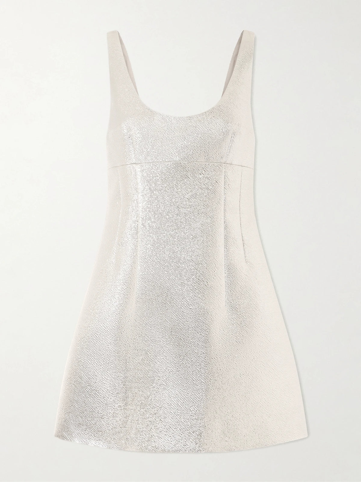 Emma Metallic Cloque Mini Dress