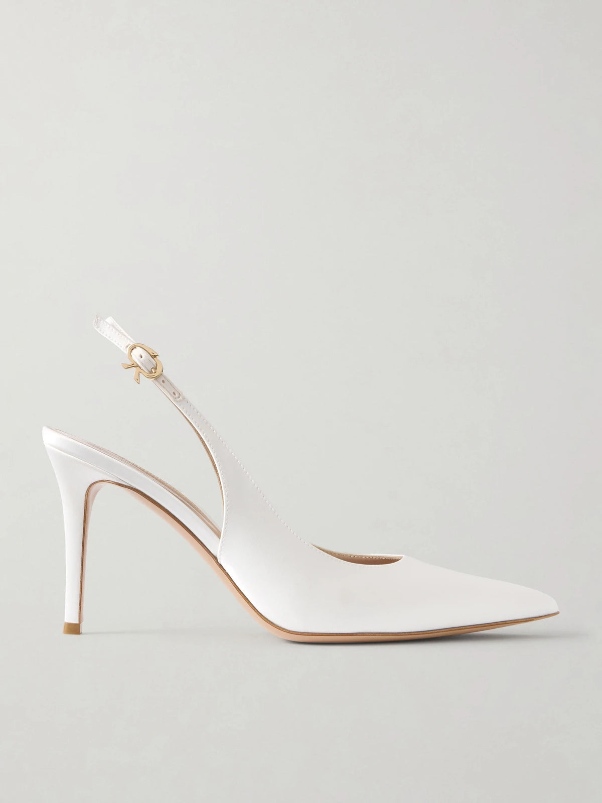 Ribbon 85 Satin Slingback Pumps
