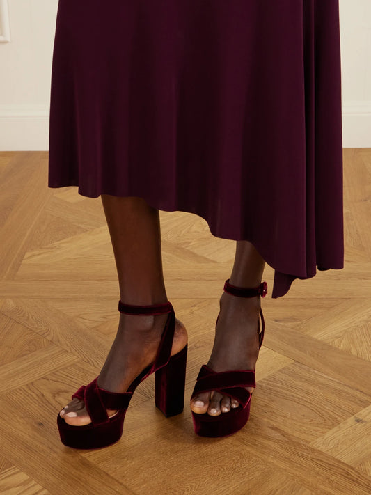 Sabrina 70 Velvet Sandals