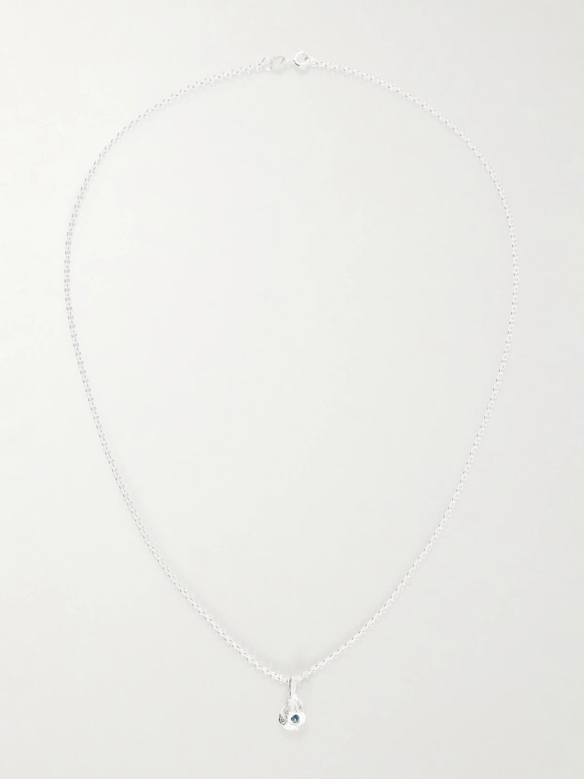 Por Un Perro Sterling Silver, Topaz Pendant Necklace