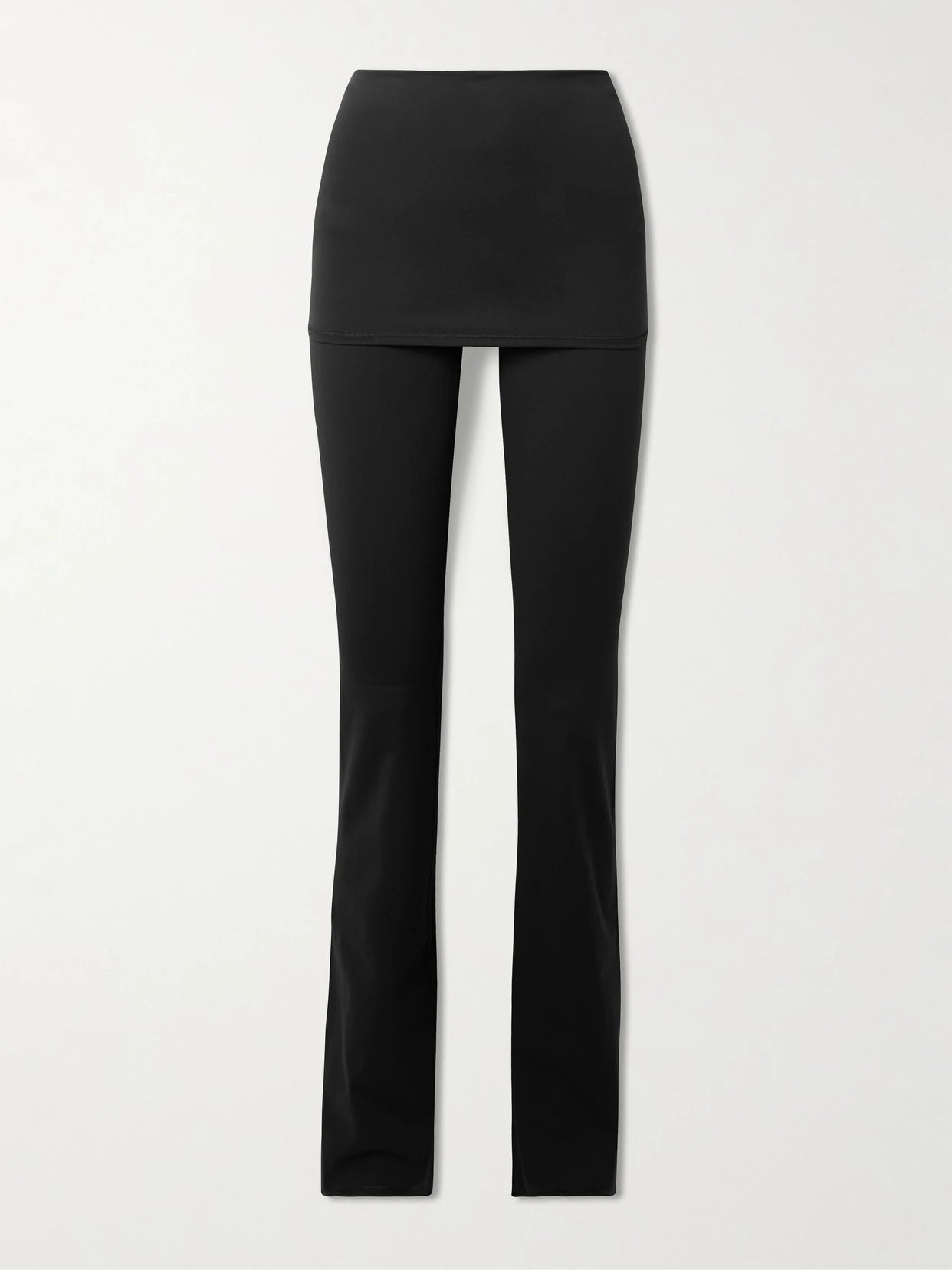 + Nike Foldover Slim Flare Legging - Obsidian
