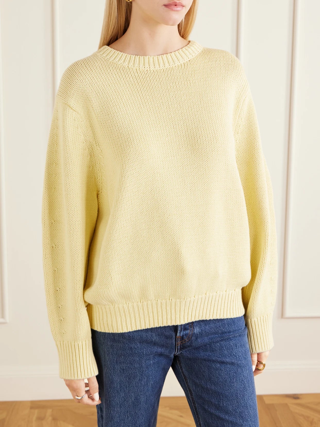 Oversized Organic Cotton-blend Sweater
