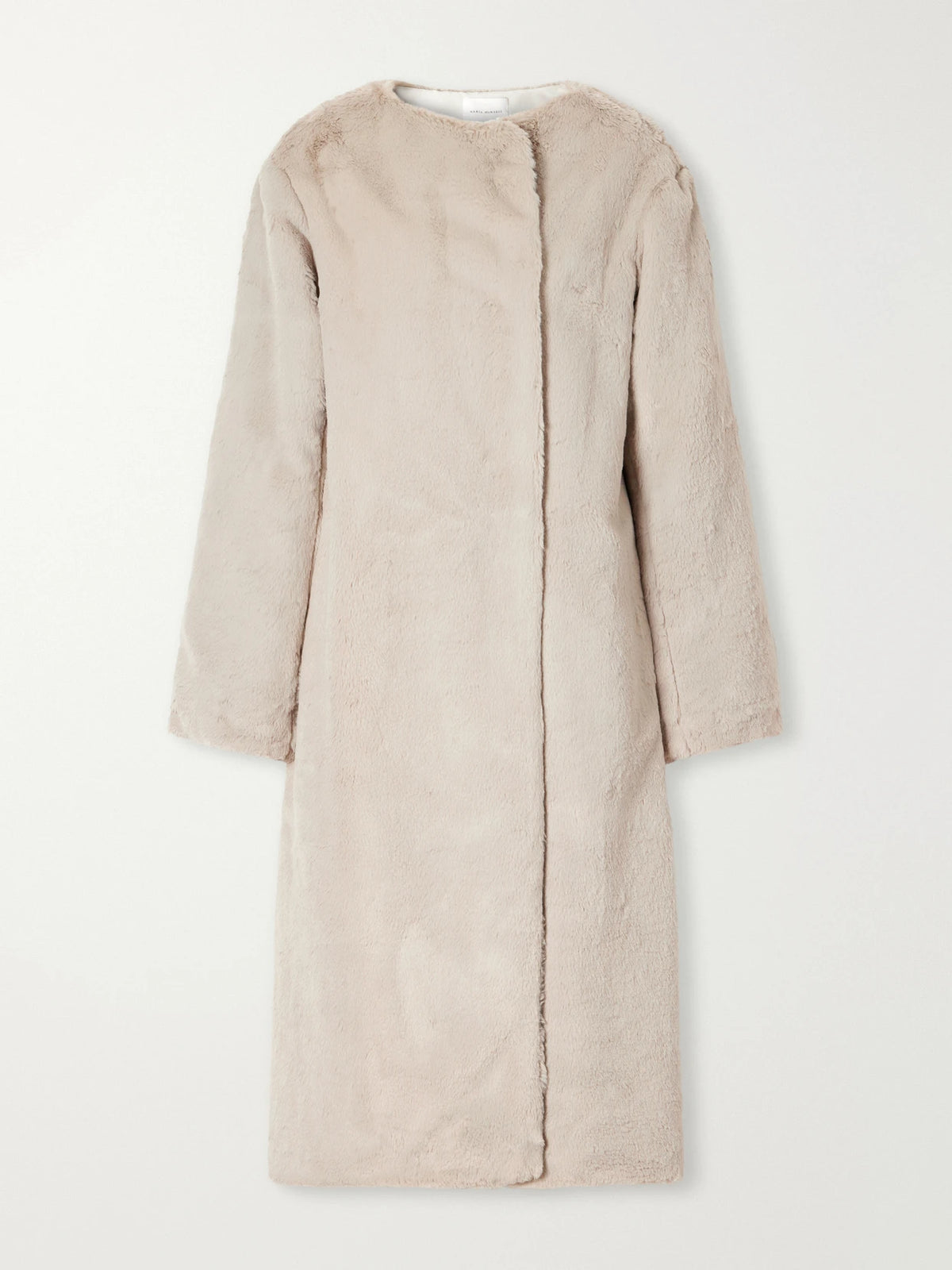 Maria McManus Collarless Plush Coat
