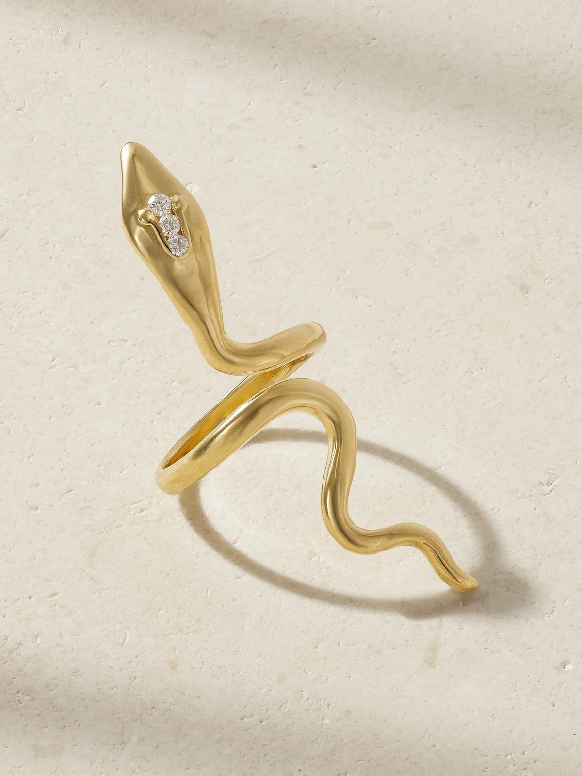 Cobra 18-karat Gold Diamond Ring
