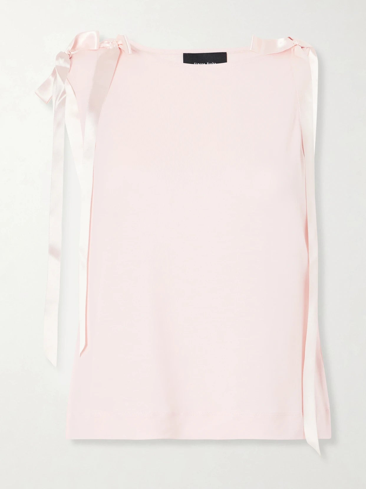 Bow-trimmed Jersey Tank