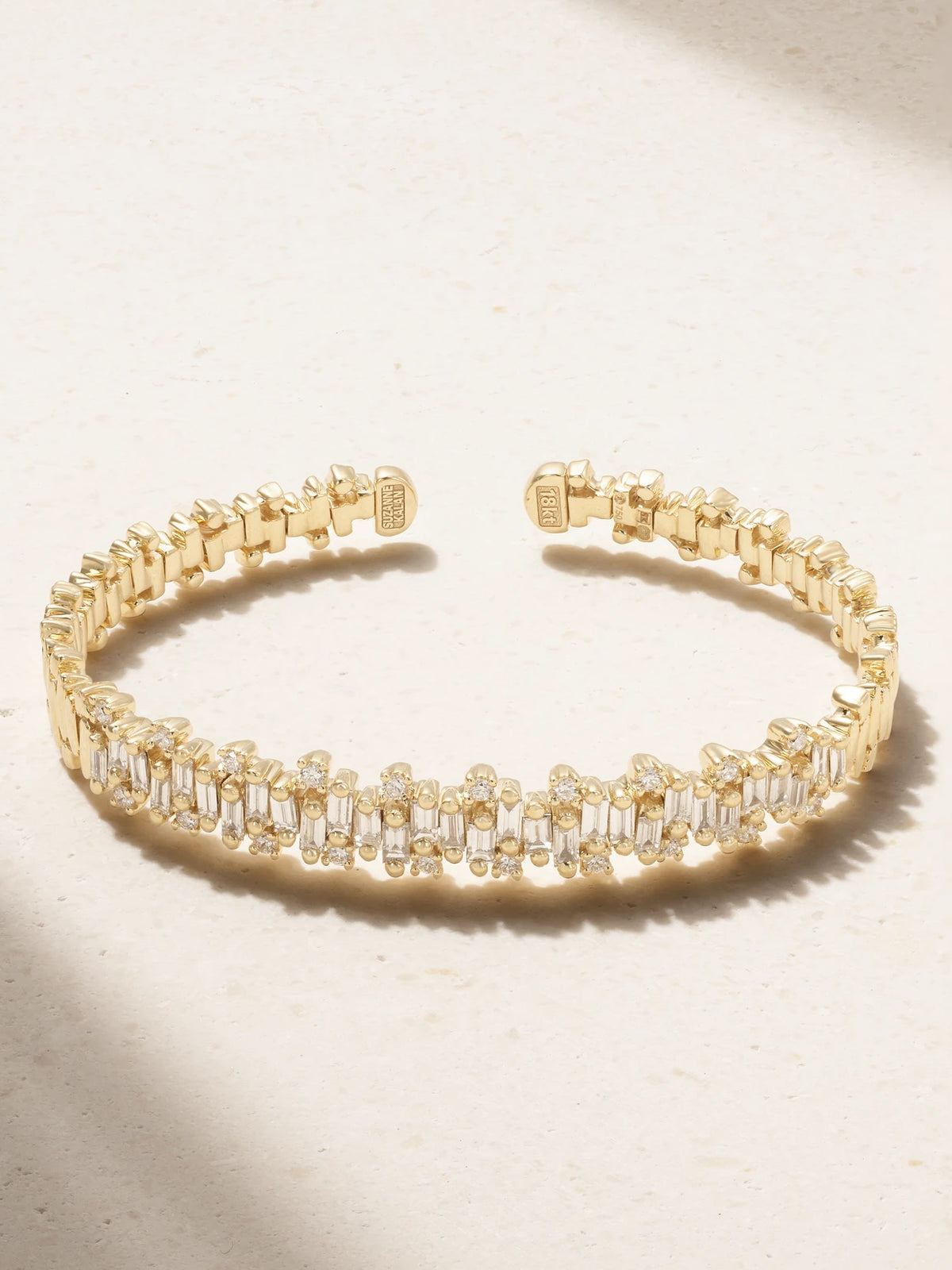 Shimmer 18-karat Gold Diamond Bracelet