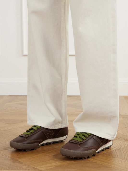 New Balance Gator Run Leather Sneakers