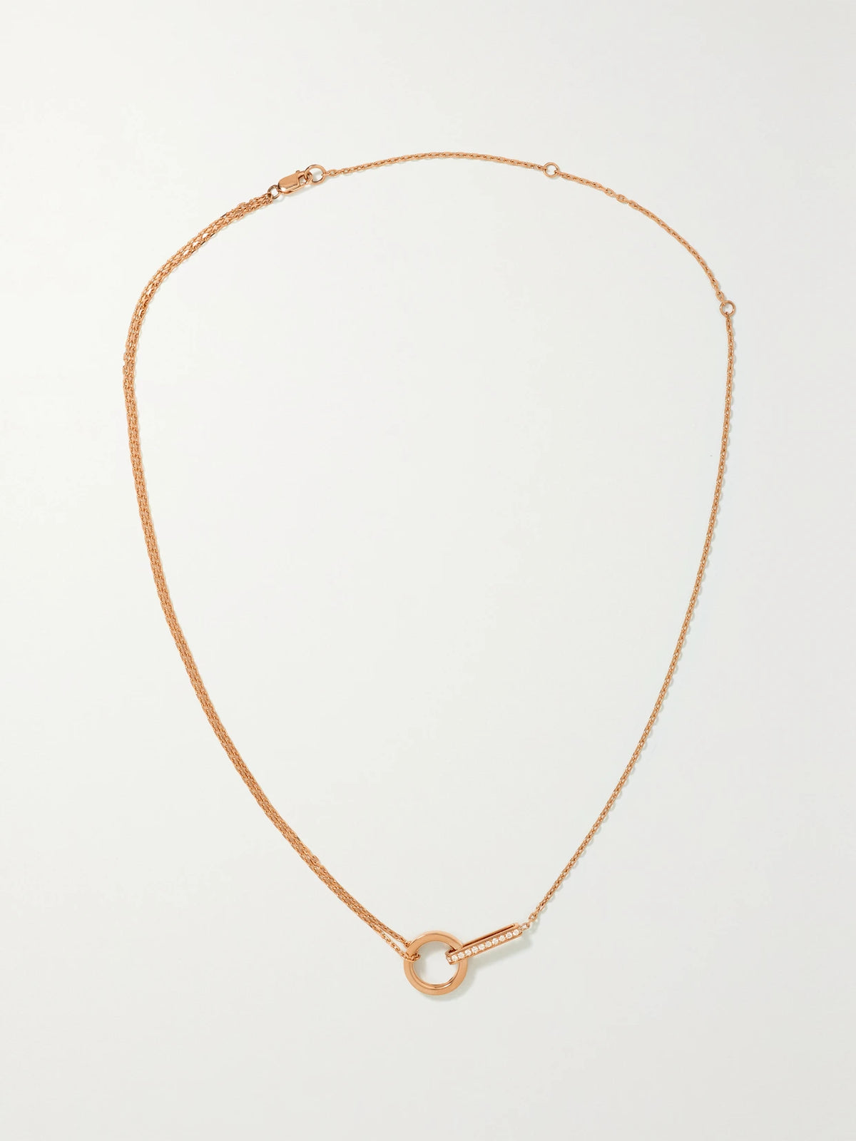Berbère 18-karat Rose Gold Diamond Necklace