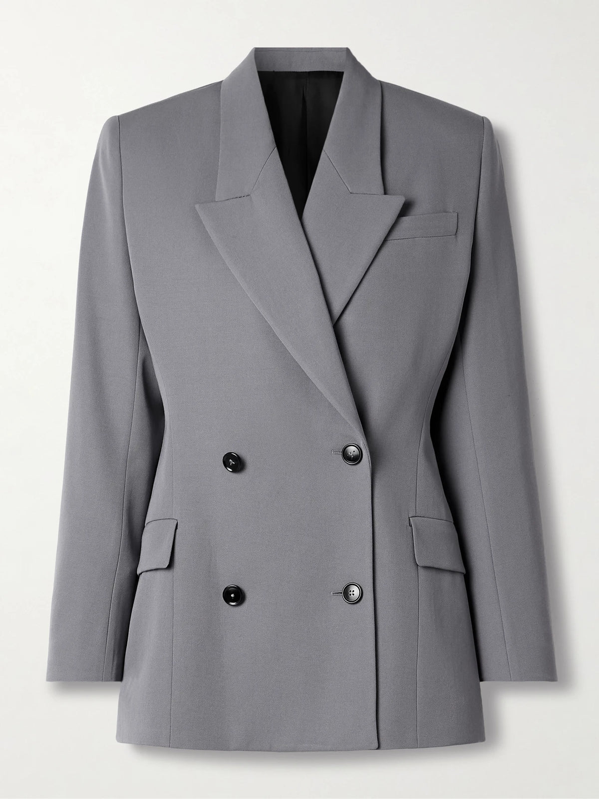 Alaïa Double-breasted Wool-gabardine Blazer