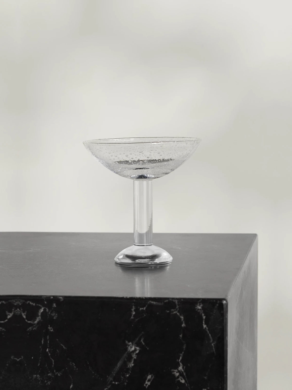 Bubble Glass Champagne Coupe