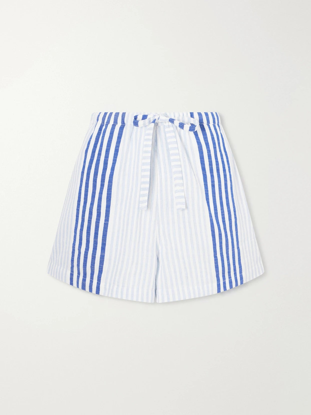 Safia Striped Cotton Shorts