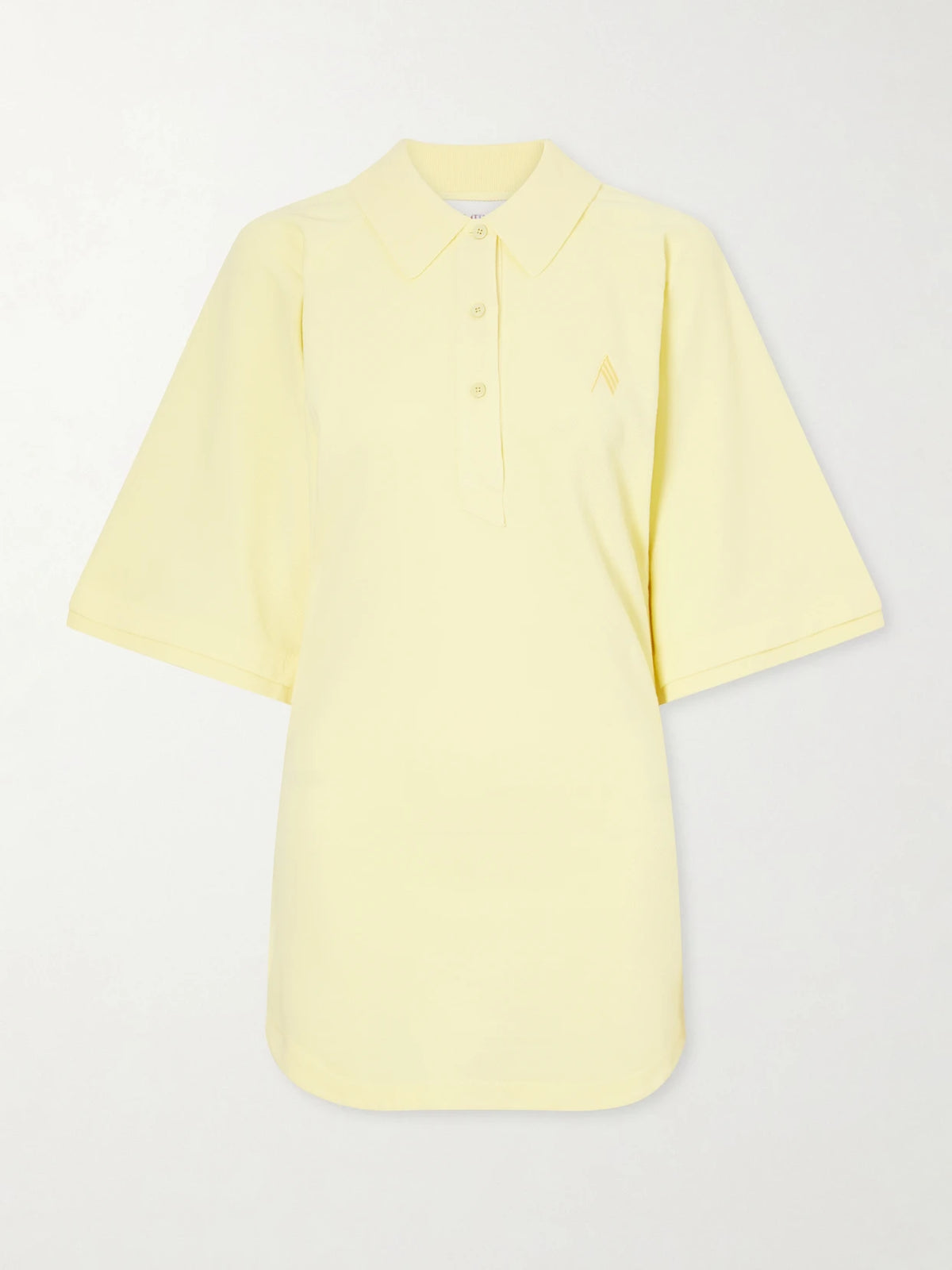 Logo-embroidered Cotton-piqué Mini Dress