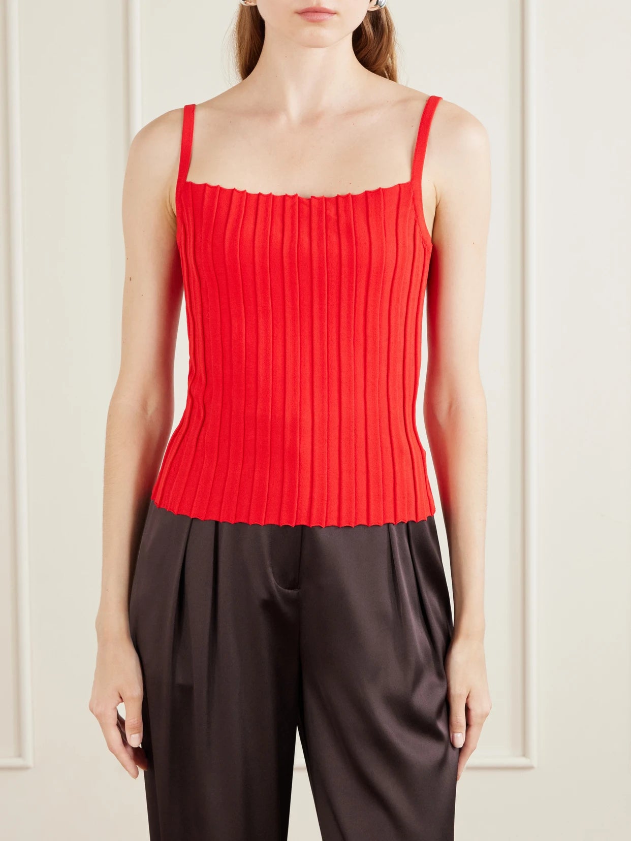 Skye Ribbed Jersey Tank
