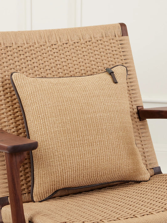 Raffia-effect Cushion
