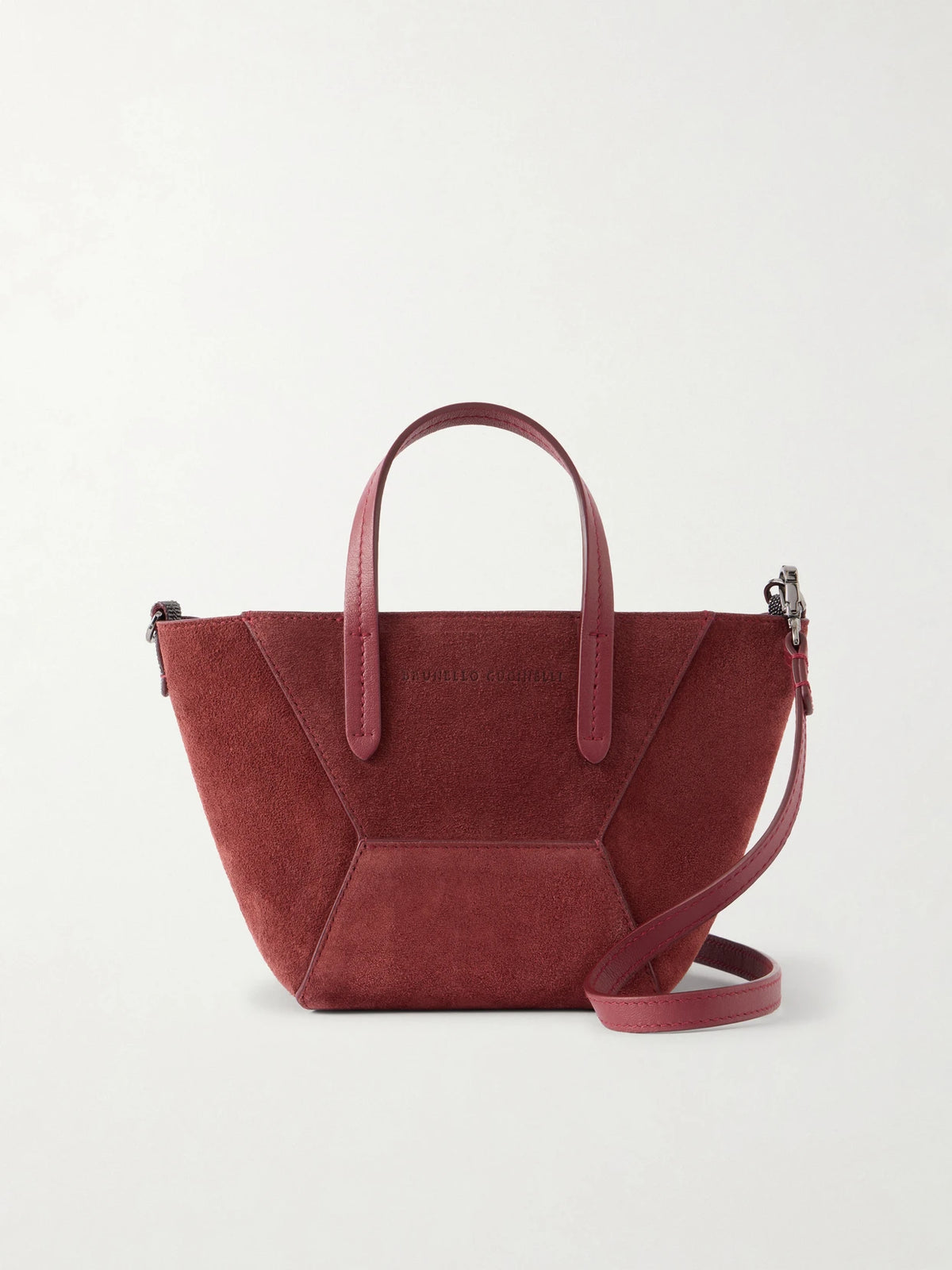 Embellished Suede Shoulder Bag