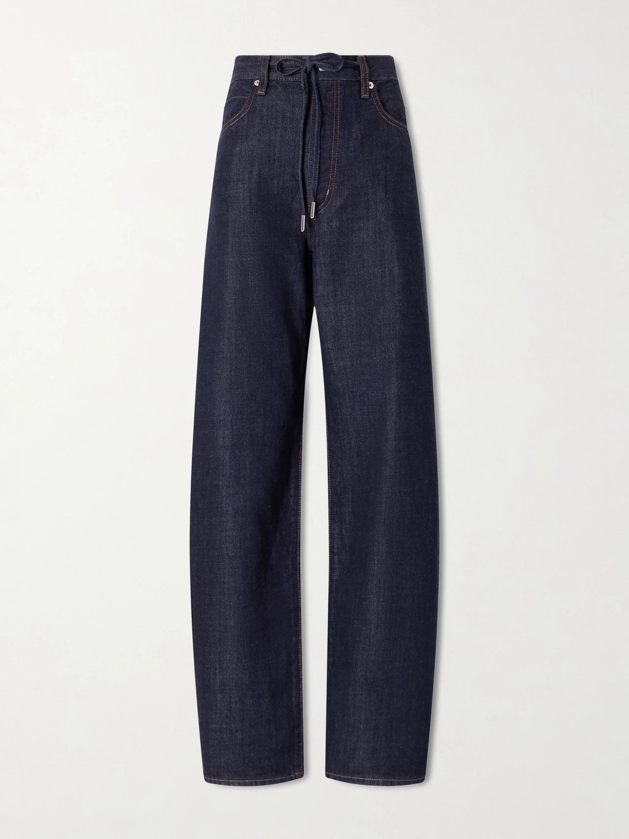 High Rise Curve High-rise Barrel-leg Jeans