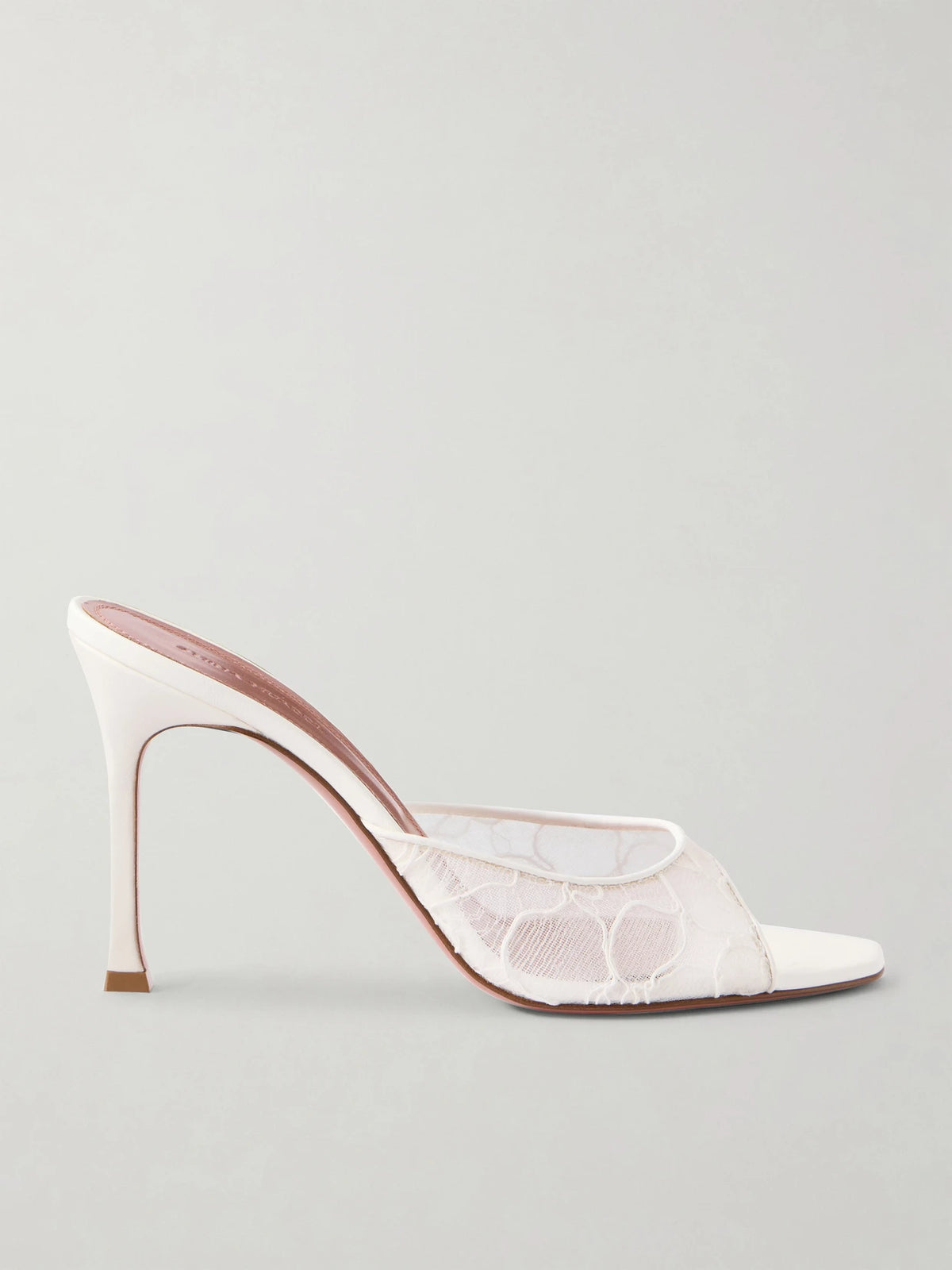 Alexa 95 Satin And Corded-lace Sandals