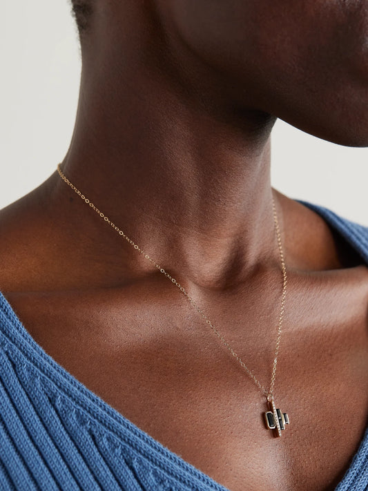Image of Necklaces. Product name - Cityscape Triple 14-karat Recycled Gold, Spinel And Diamond Necklace in Multi colour by brand - Melissa Joy Manning