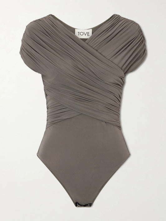 Sidney Jersey-crepe Bodysuit