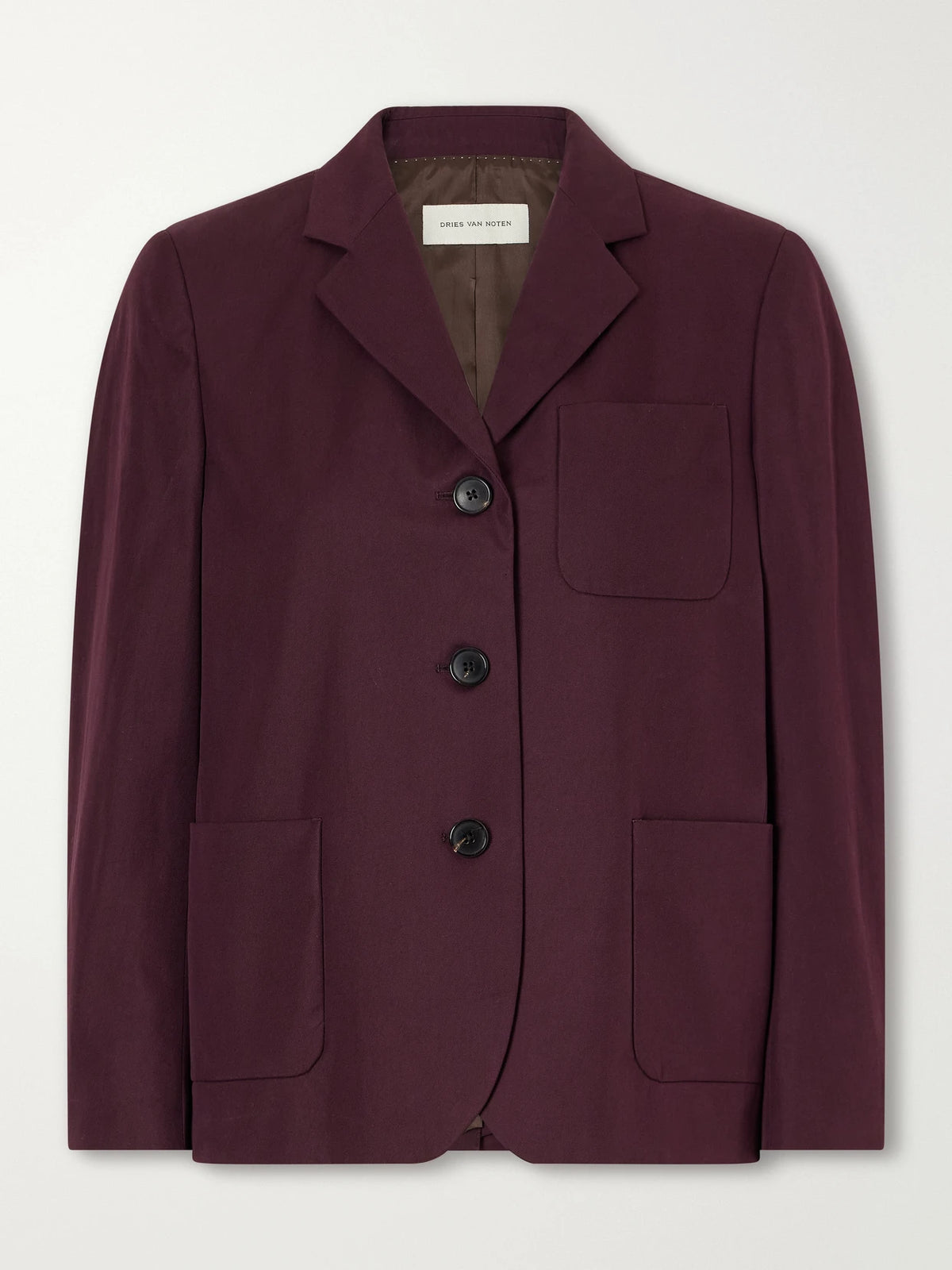 Dries Van Noten Cotton-twill Blazer