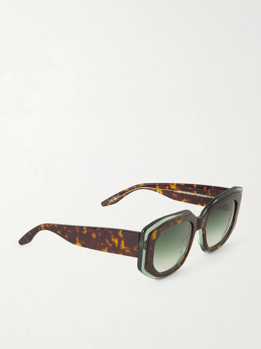 Barton Perreira Crescendo Square-frame Tortoiseshell Acetate Sunglasses