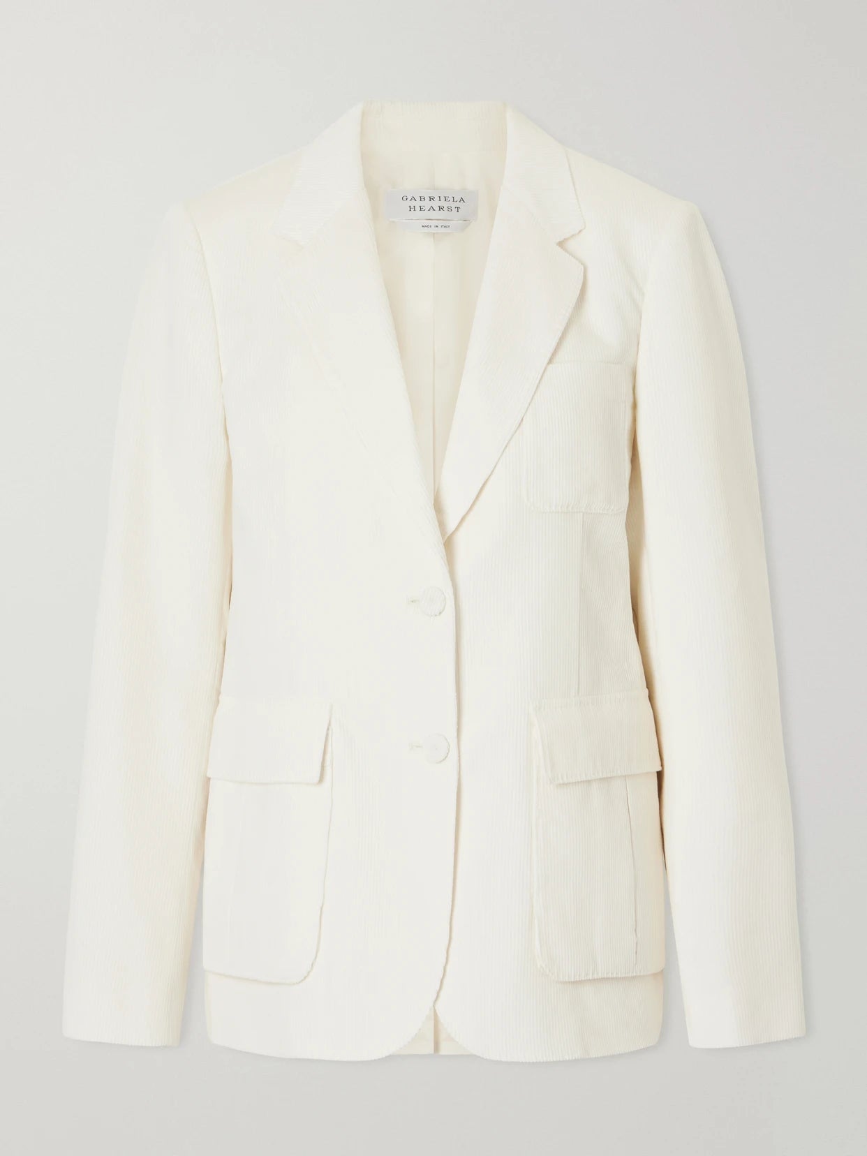 Louisa Cotton Ribbed Blazer