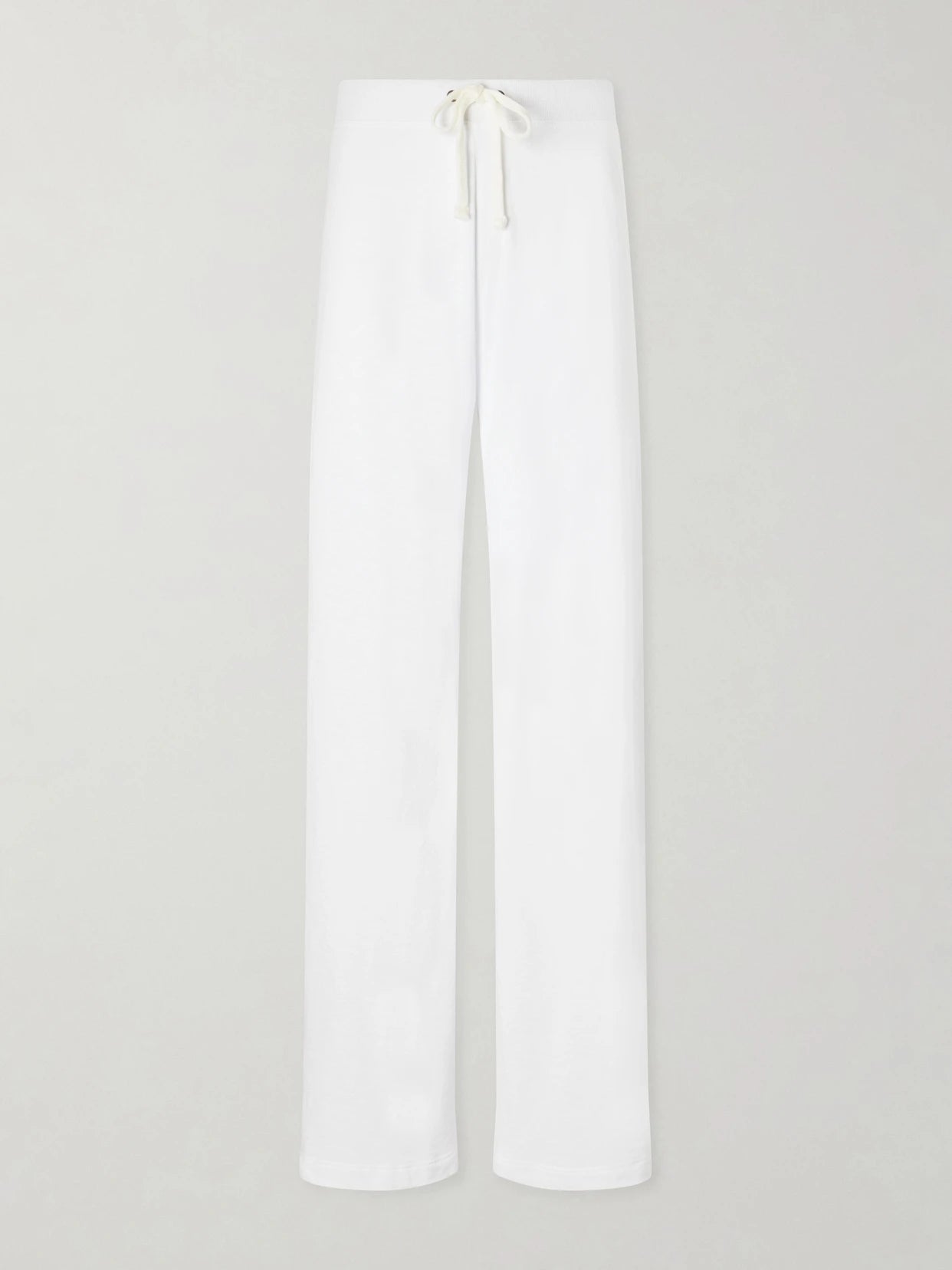 Cotton-terry Wide-leg Track Pants