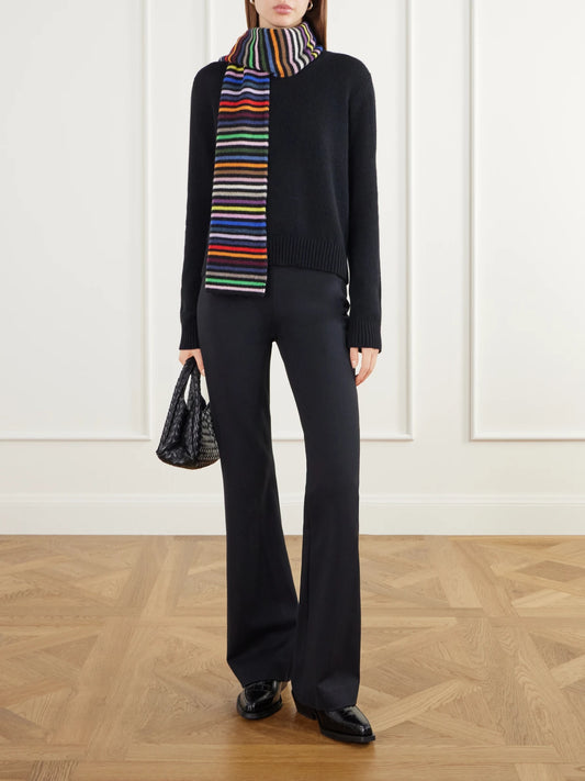 Suzie Kondi Soula Striped Cashmere Scarf
