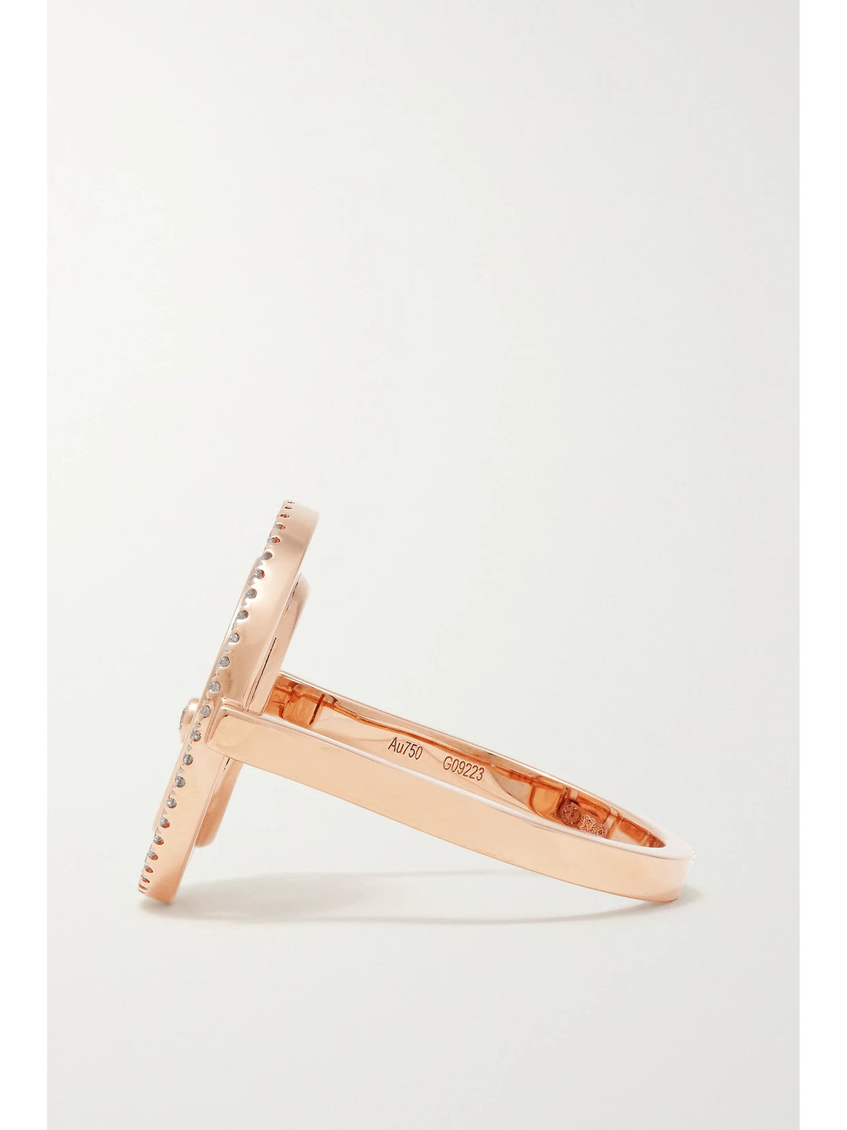 Lucky Move 18-karat Rose Gold, Onyx And Diamond Ring