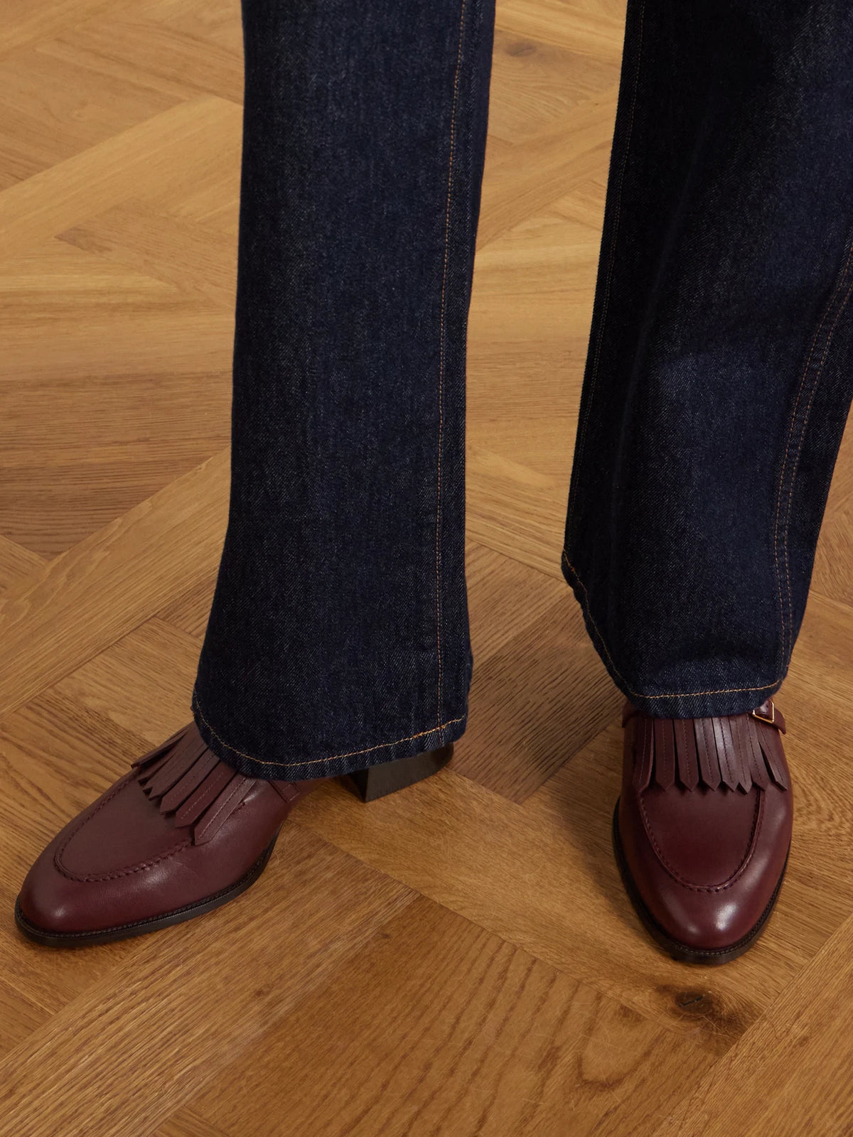 Pennan Fringed Leather Loafers