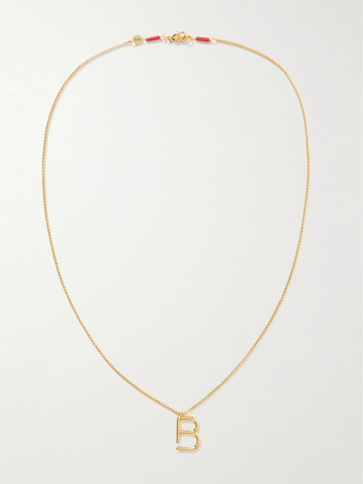 Initial Reaction Gold-tone Necklace