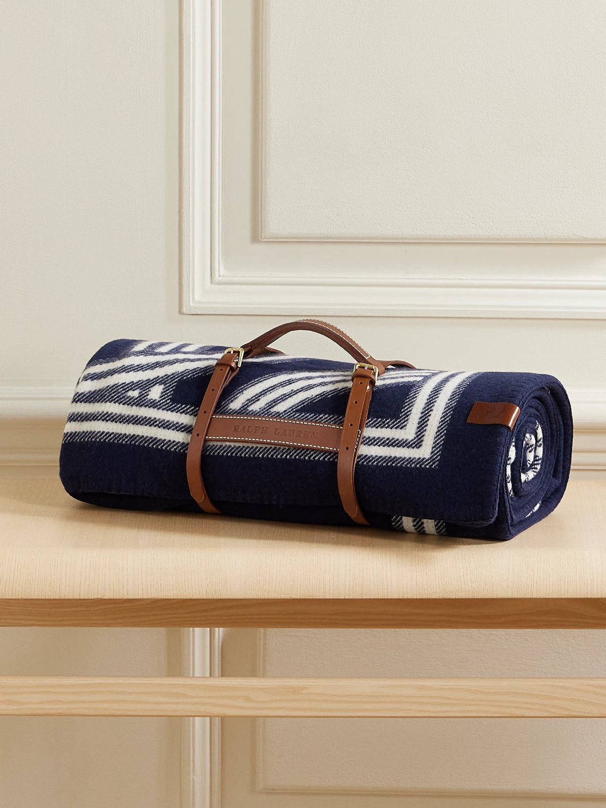 Berken Merino Wool And Cashmere-blend Jacquard Blanket