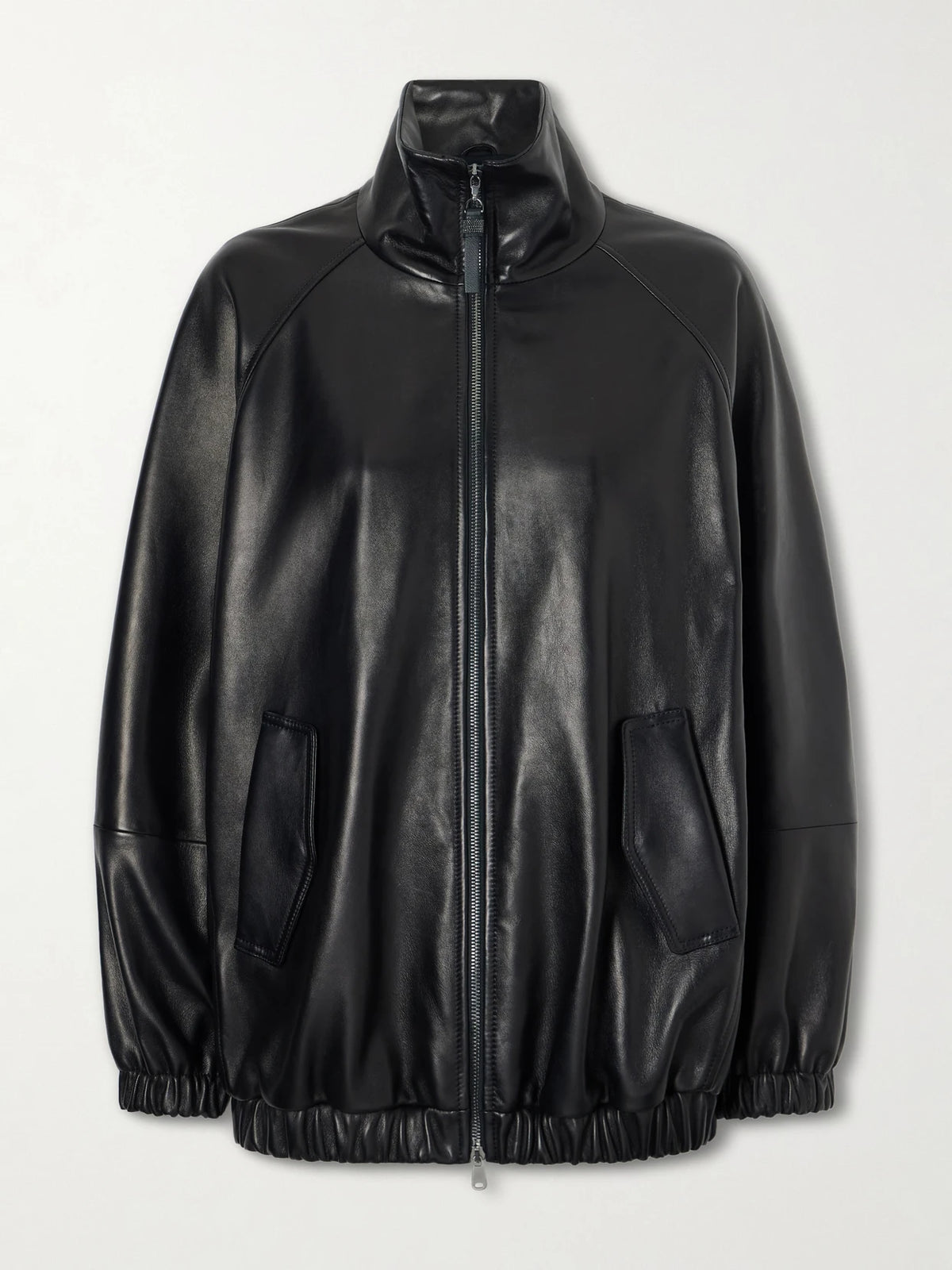 Brunello Cucinelli Leather Bomber Jacket