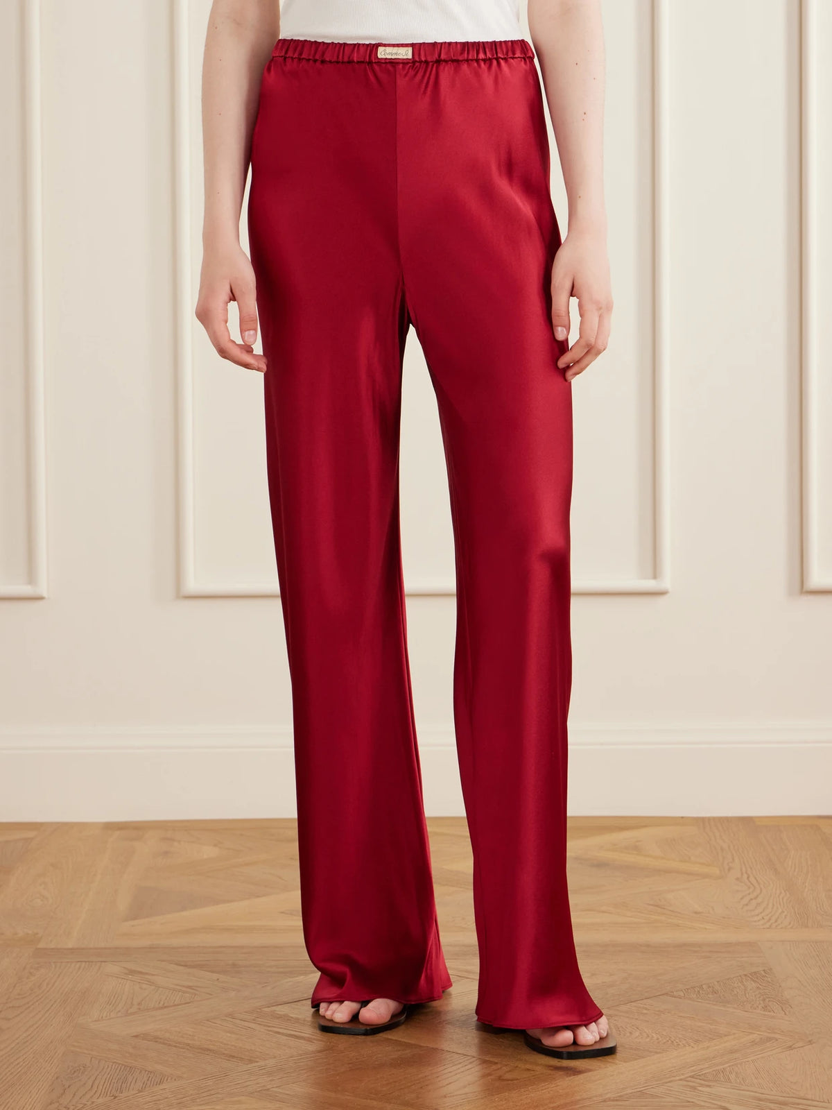 Silk-bias Pants