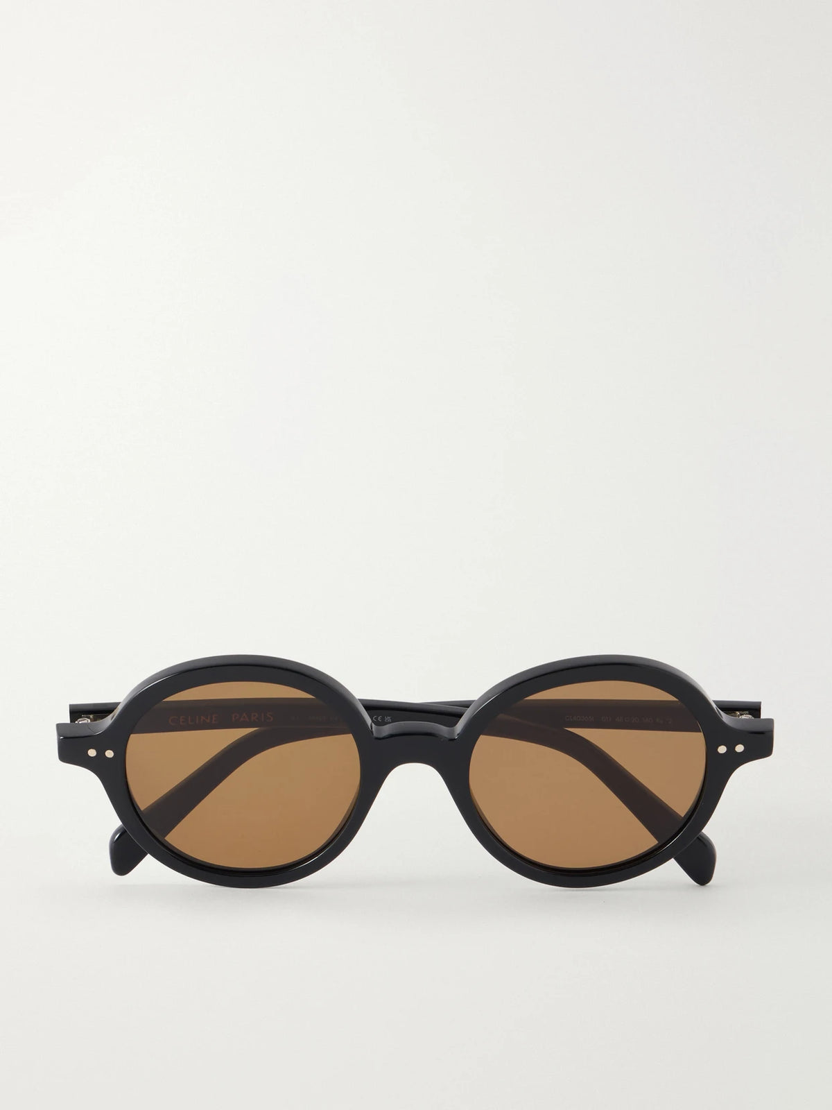 CELINE Eyewear Circle Round-frame Acetate Sunglasses