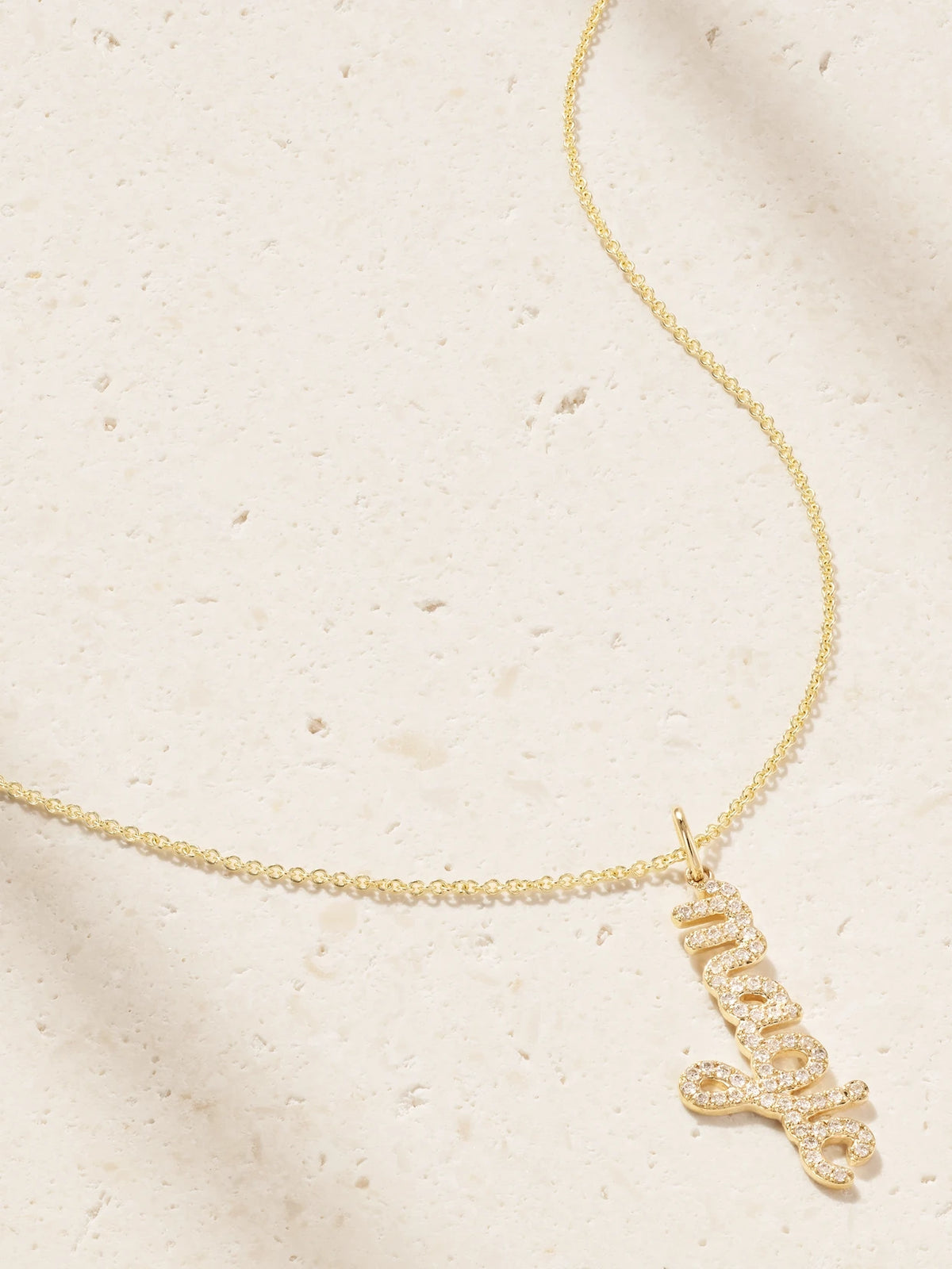 Magic 14-karat Gold Diamond Necklace