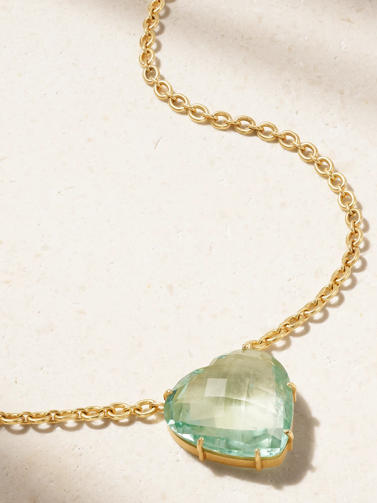 Love 18-karat Gold Beryl Necklace