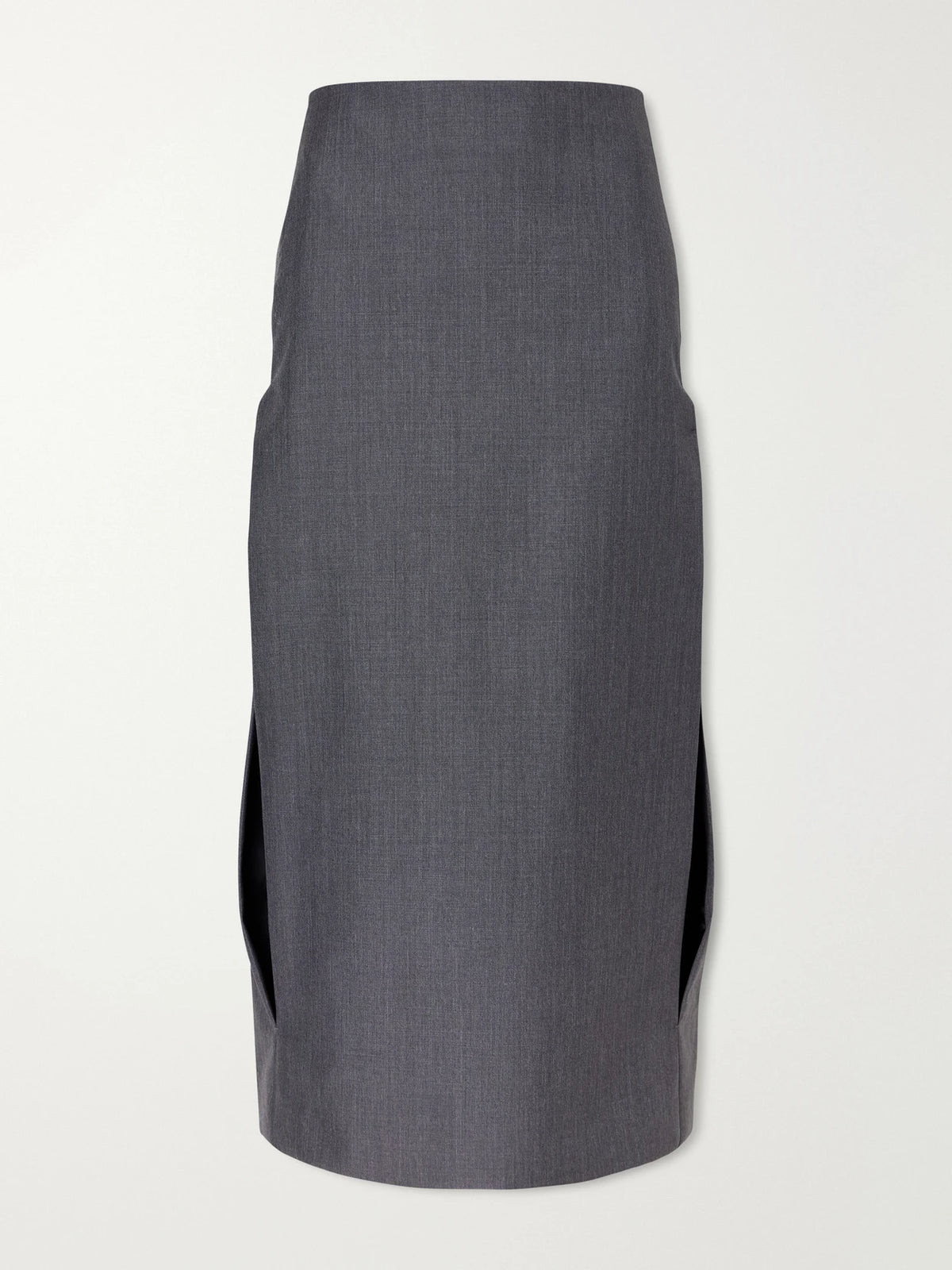 Jil Sander Wool And Mohair-blend Midi Skirt