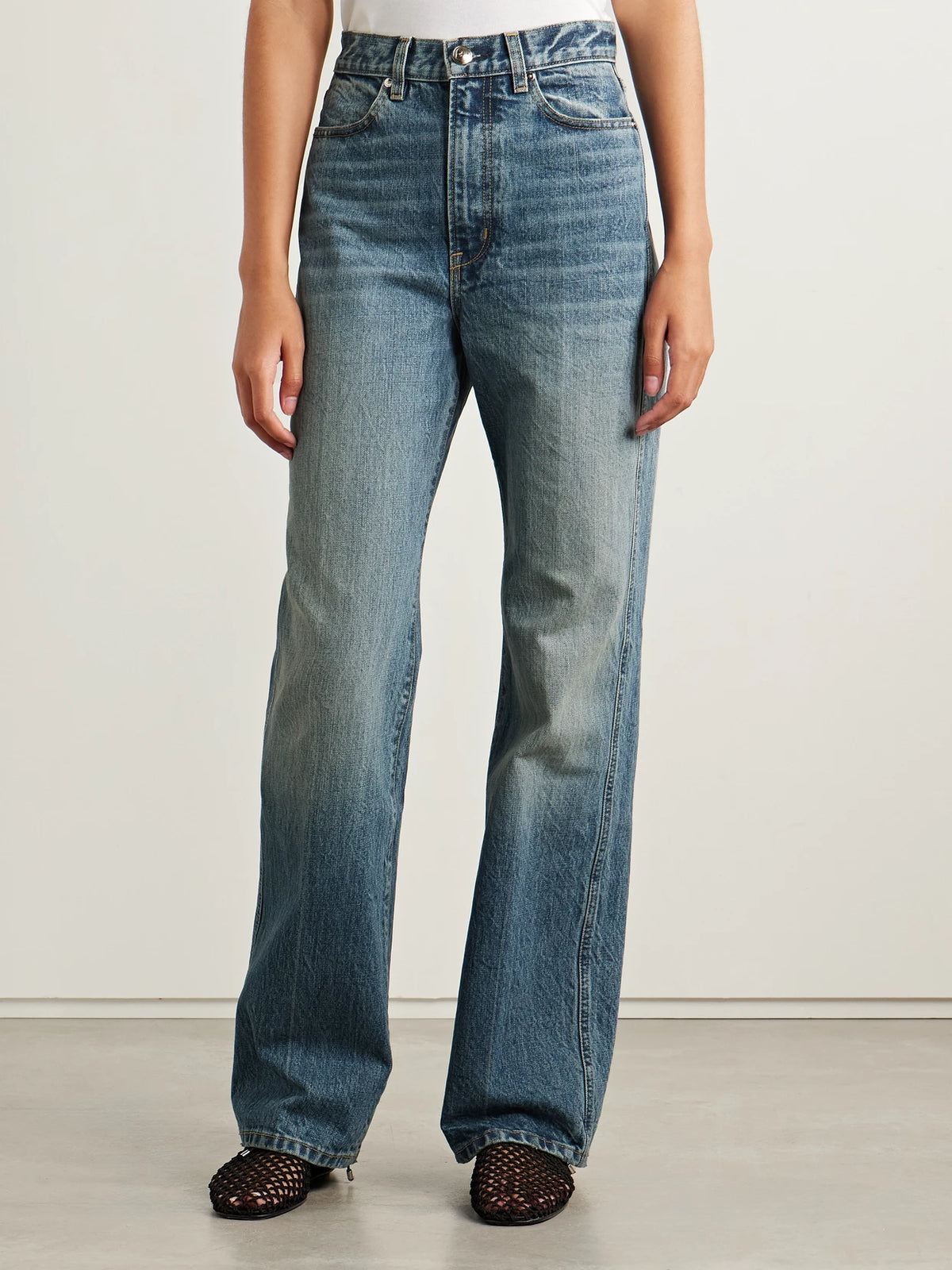 RÙADH The Quinn High-rise Straight-leg Jeans