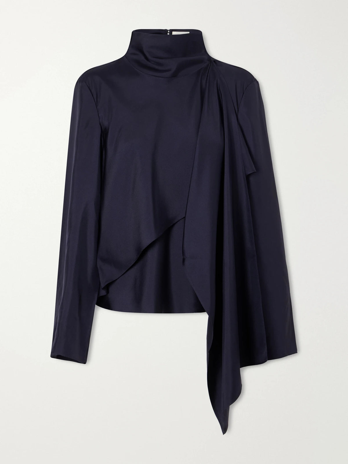 RÓHE Scarf-detailed Silk-satin Blouse