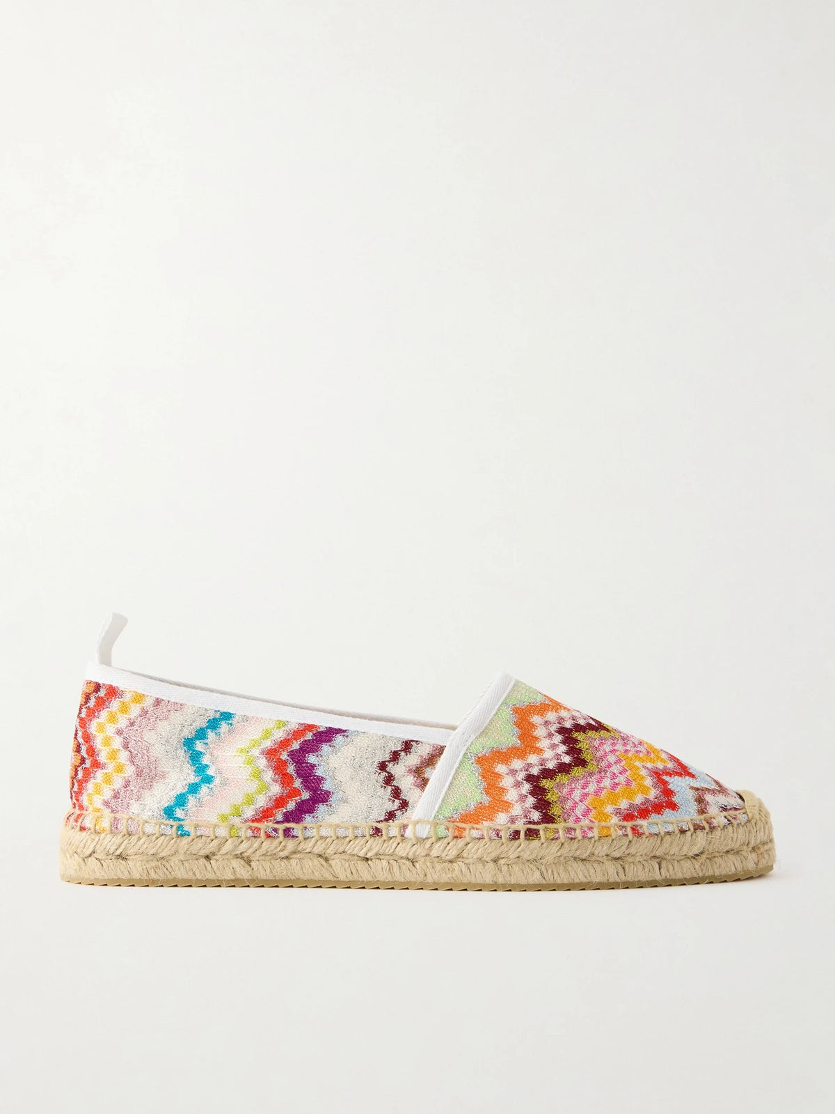 Elle Striped Woven Espadrilles