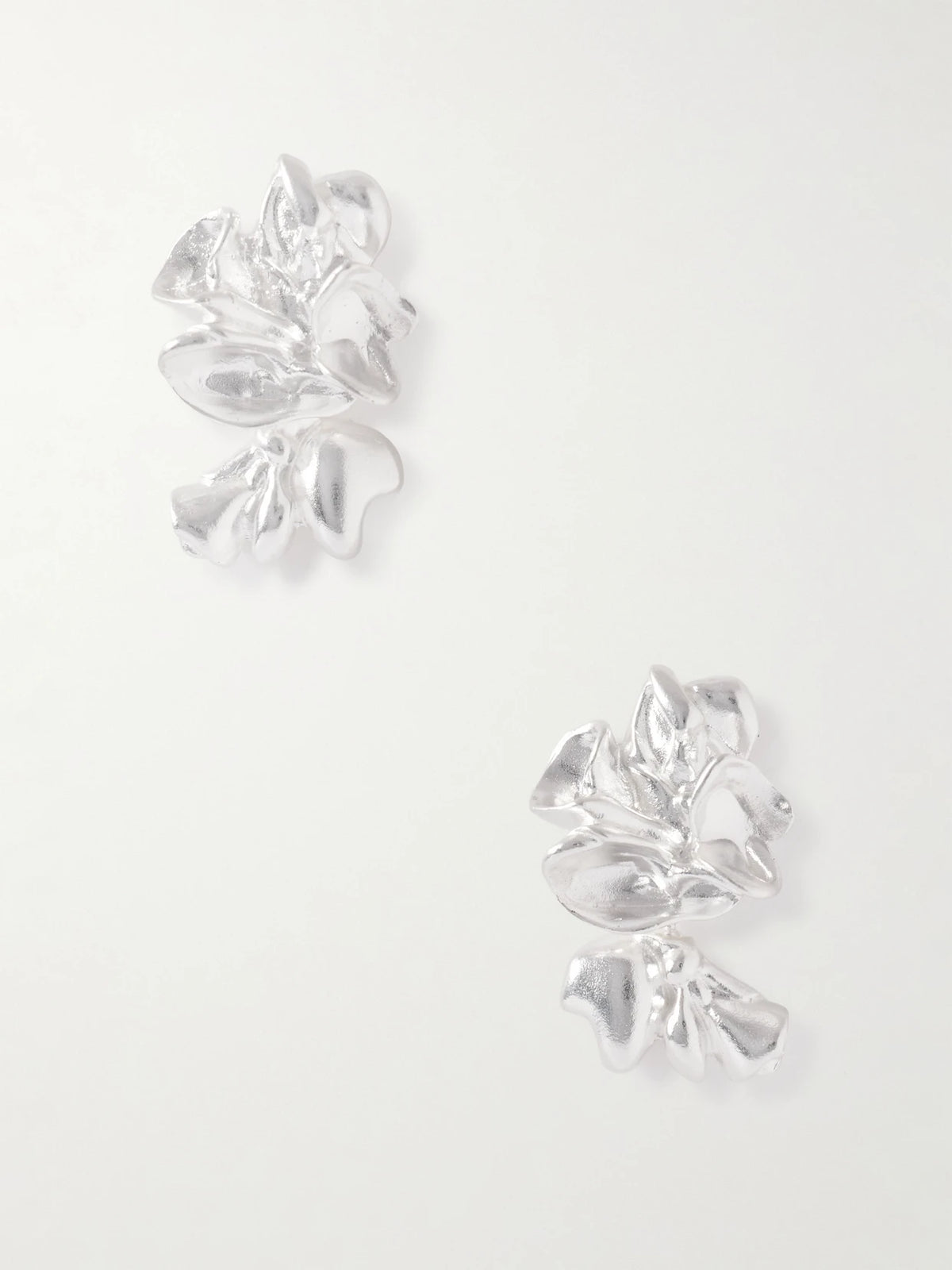 Splotch Silver-plated Earrings