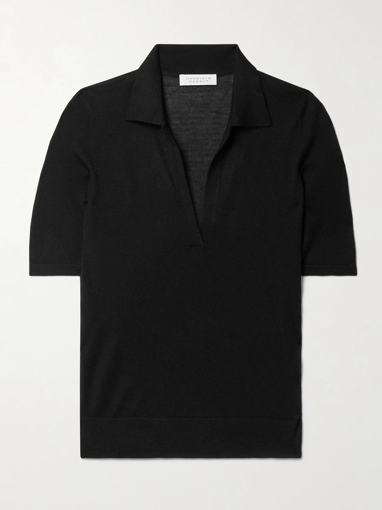 Frank Cashmere And Silk-blend Polo Shirt