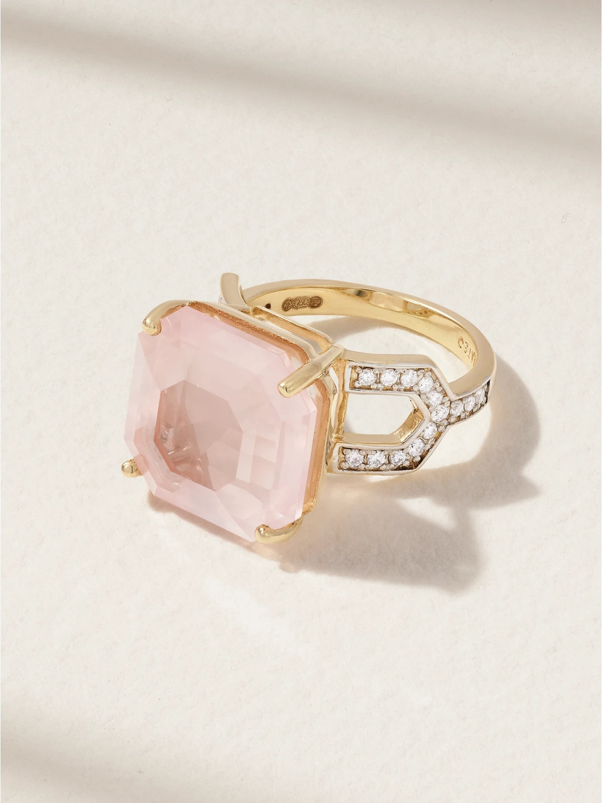 14-karat Gold Topaz And Diamond Ring