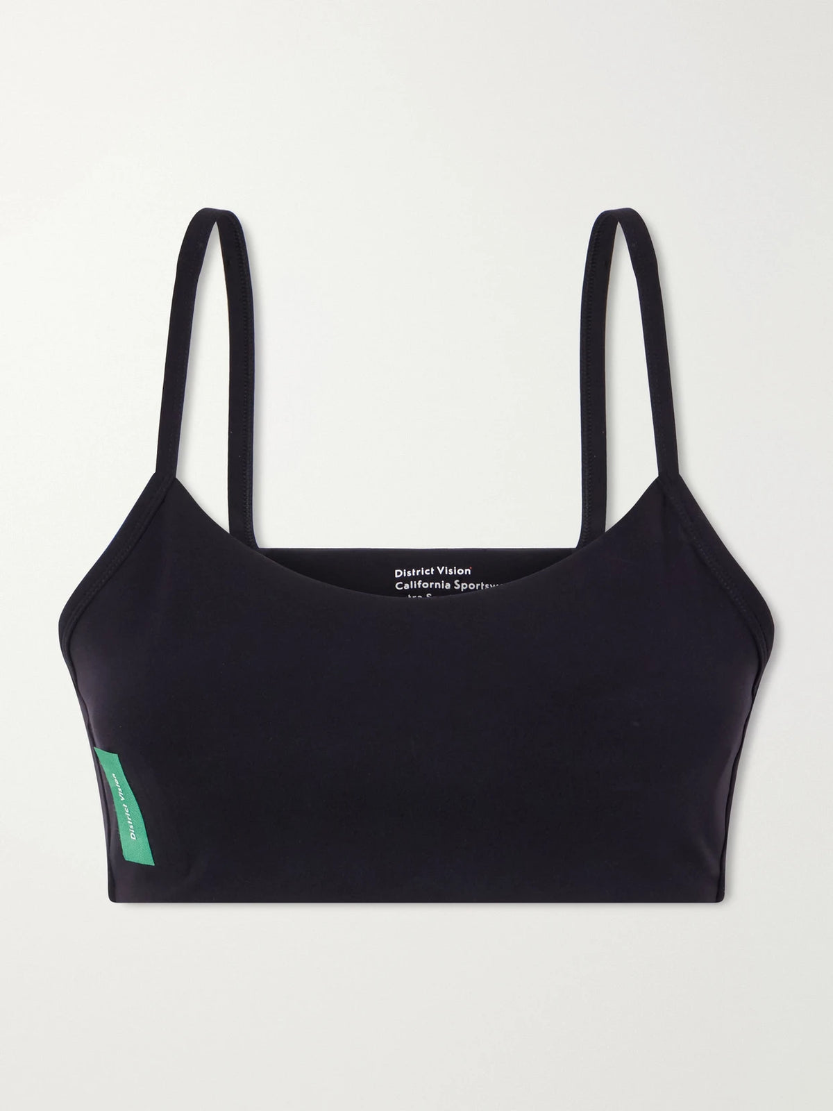 District Vision Logo-appliquéd Light Support Sports Bra