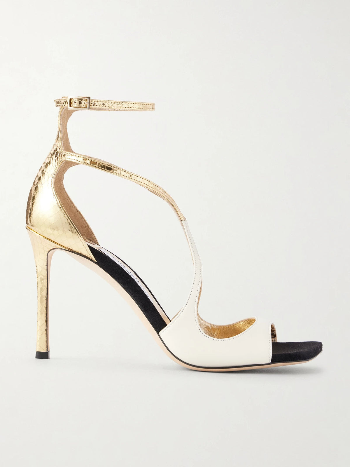 Azia 95 Metallic Leather Sandals