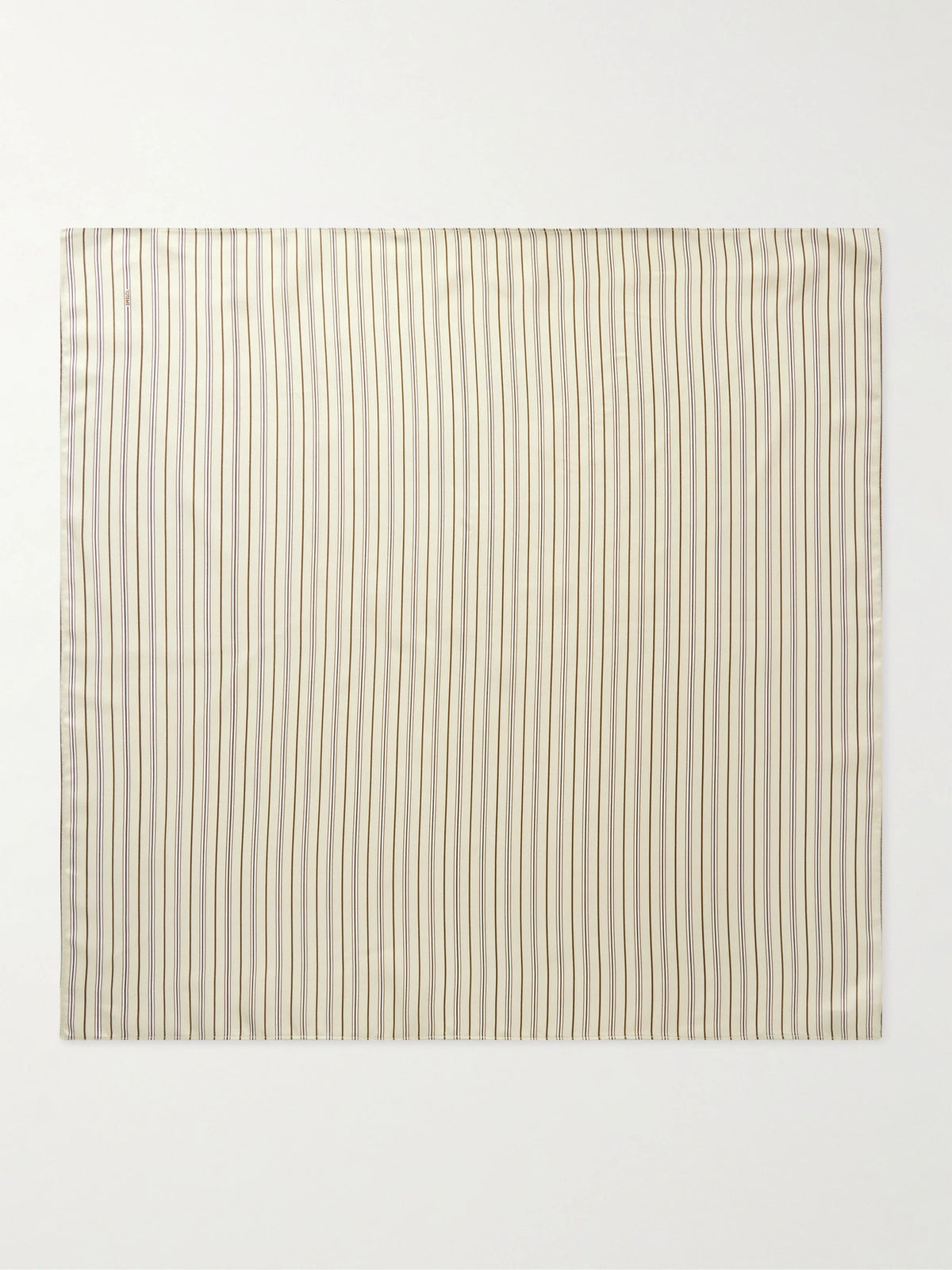 Signature Striped Silk-twill Scarf