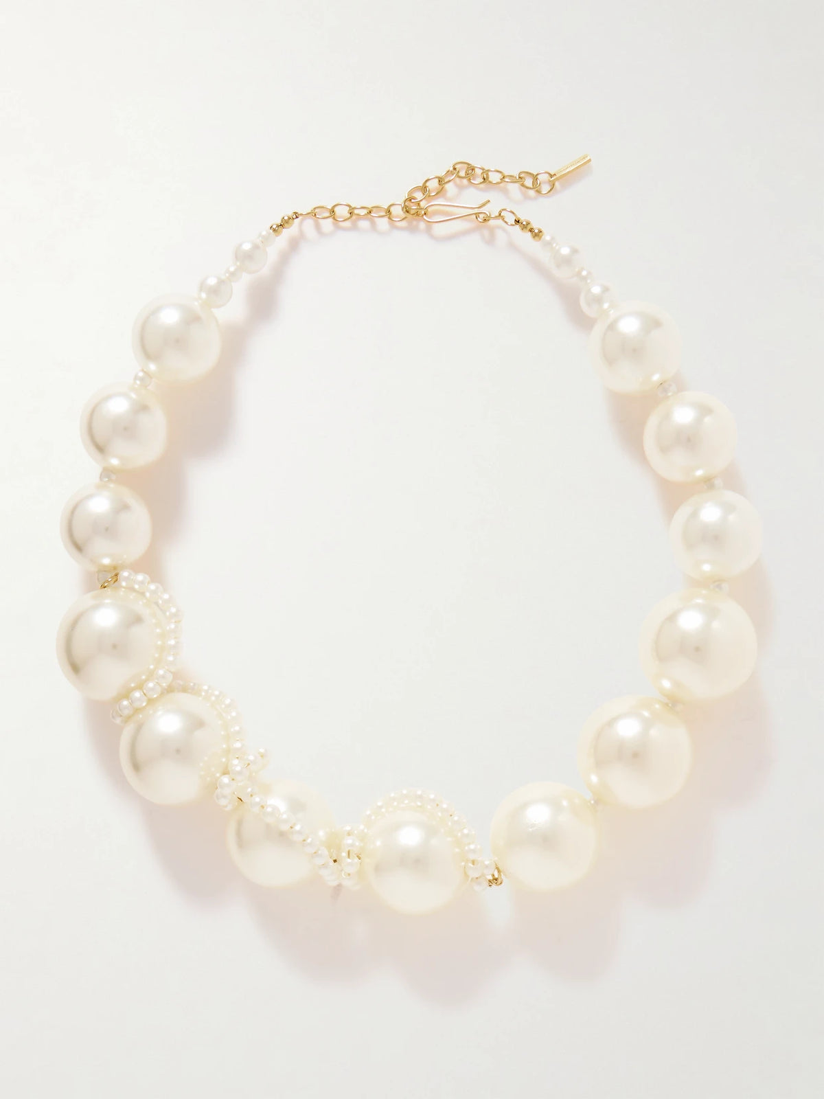 Gold-plated Pearl-like Necklace